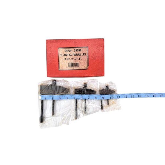 Machinist Parallel Clamps Set of 3 New In Box 2" 3" 4" Tool Metal Bar Toolmaker - Picture 7 of 7